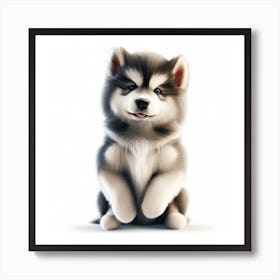 Husky Puppy 3 Art Print