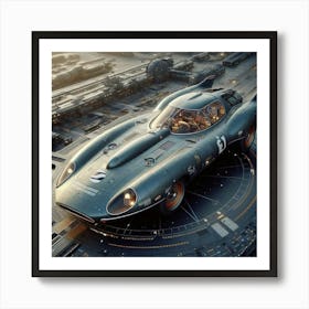 Futuristic Sports Car 1 Art Print