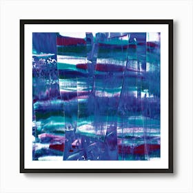 Modern Abstract - Blue Art Print