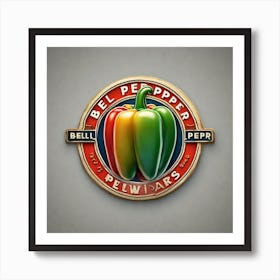 Bell Pepper Logo 6 Art Print