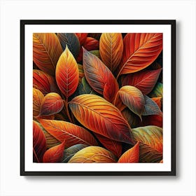 Autumn Leaves 2 Art Print