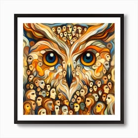 The Mystical Owl Art Print