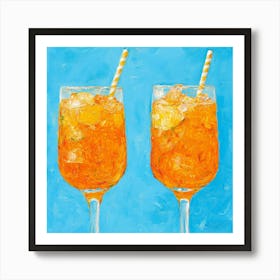 Tequila Cocktail Art Art Print