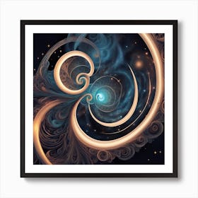 Spiral Galaxy Art Print