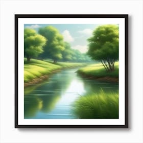 River 2 Art Print