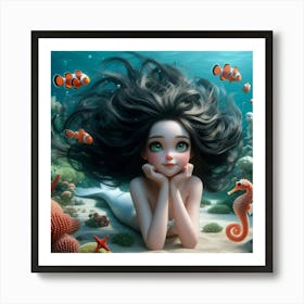 Mermaid 57 Art Print