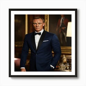 Daniel Craig Art Print