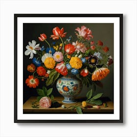 Vase Of Flowers Art Print