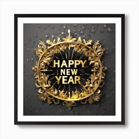 Happy New Year 34 Art Print