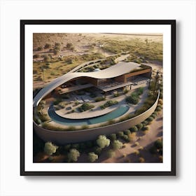 Desert House 6 Art Print