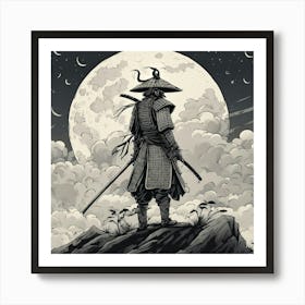 Samurai Art 60 Art Print