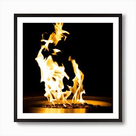 Fire Pit Art Print