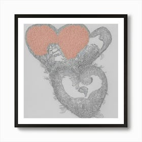 'Hearts' Art Print