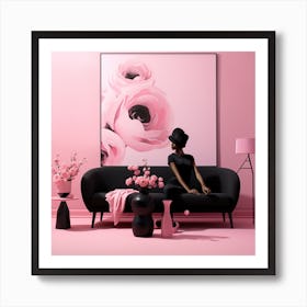 Pink Roses Art Print