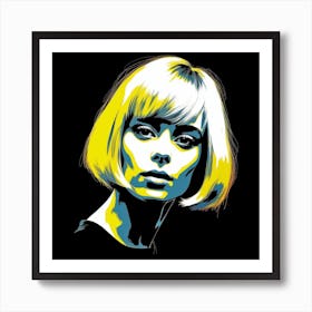 Museum Style Portrait Painting of an adult woman Art Print