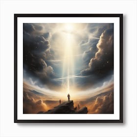 Souls From Heaven And Earth (2) Art Print