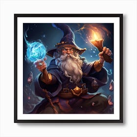 Armadiler Play As A Powerful Mage Wielding Devastating Spells A 6ded825c 31c6 482a 92ea E2f3e97ef71e Art Print