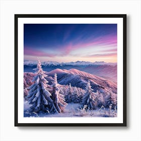 Winter Landscape Art Print