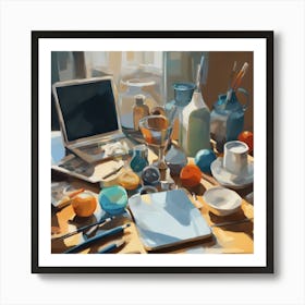 Studio Table Art Print