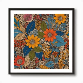 Floral Pattern 8 Art Print