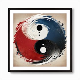 Yin Yang 74 Art Print