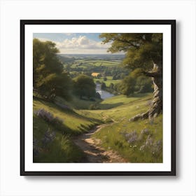 Walk In The Country Art Print