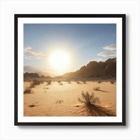 Desert Stock Videos & Royalty-Free Footage 1 Art Print