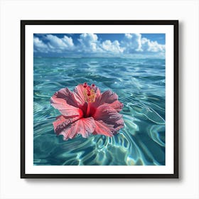 Hibiscus Flower Art Print