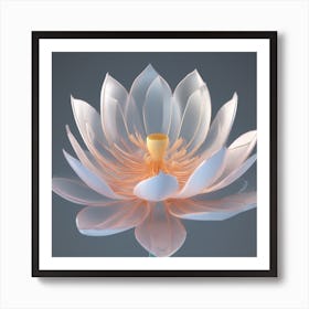 Lotus Flower Art Print