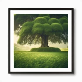 Green Ground  Art Print