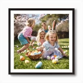 Easter Eggs 8 Art Print