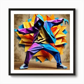 Origami Dancer 130 Art Print