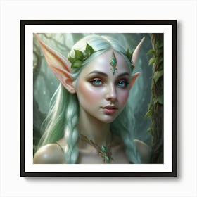 Elf Girl 3 Art Print