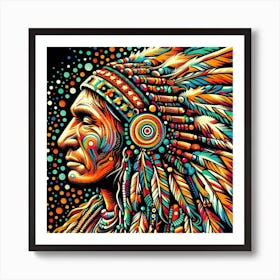 Indian Chief 2 Art Print