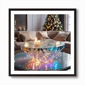 Christmas Table 3 Art Print