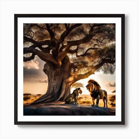 Lion King 37 Art Print