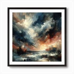 Abstract Painting 3 Art Print