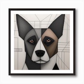 Abstract Dog Art Print