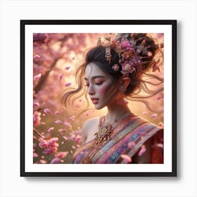 Asian Beauty 2 Art Print