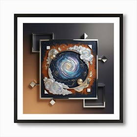 Galaxy Wall Art Art Print