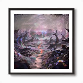 Cosmic Forest Art Print