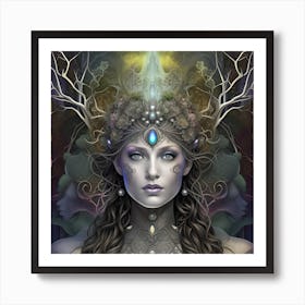 Ethereal Woman 9 Art Print