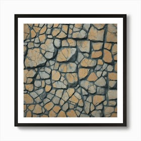 Stone Wall Art Print