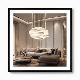 Modern Living Room 2 Art Print