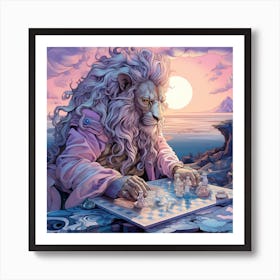 King Of Chess Art Print