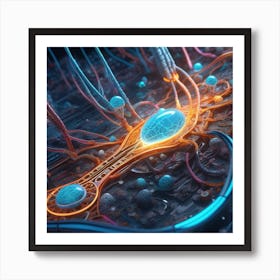 Neural Network 4 Art Print