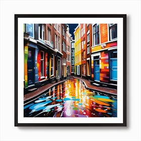 Amsterdam Street 2 Art Print