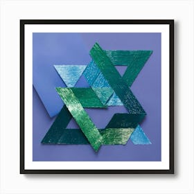 Star Of David 4 Art Print