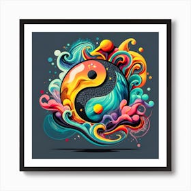 Yin Yang 1 Art Print