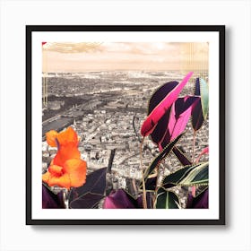 Paris Square Art Print
